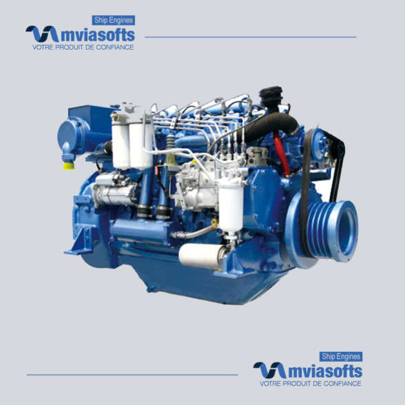 Weichai WP6 Marine Diesel Engine Series (90-168kW)